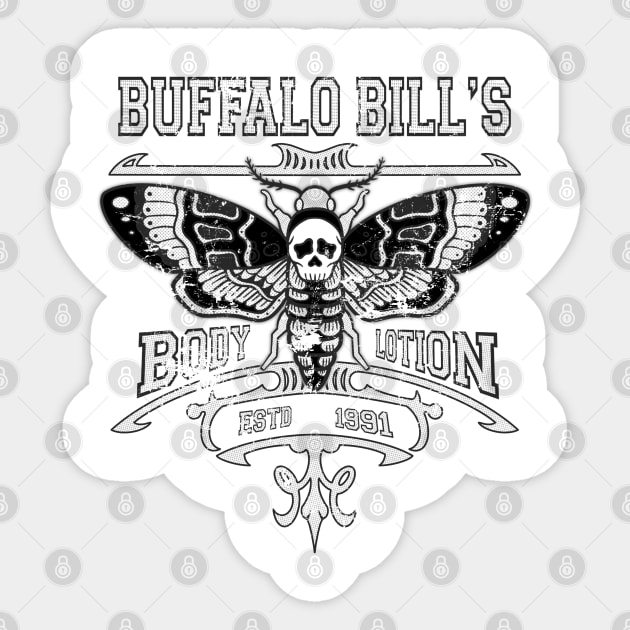 Buffalo Bills Body Lotion Black and White Sticker by Unfluid